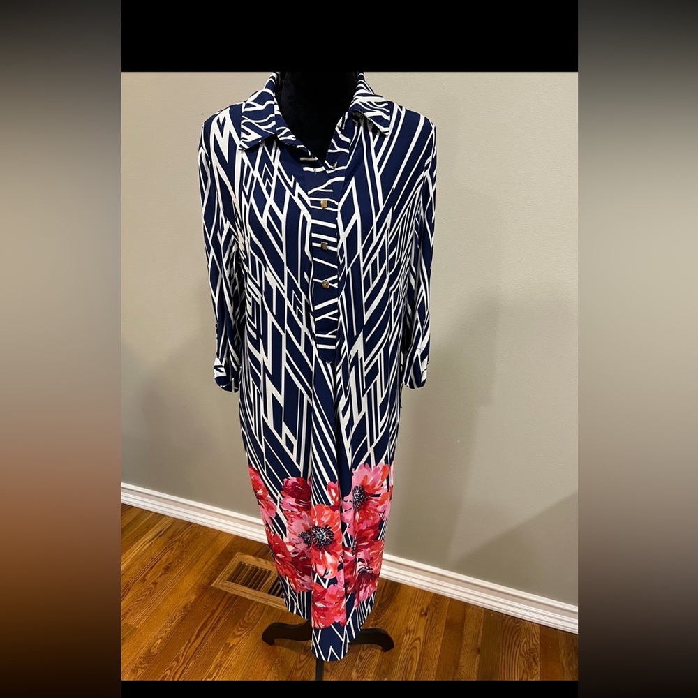 Liz Claiborne midi dress NWT